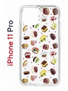 Чехол-накладка iPhone 11 Pro Kruche Print Cake