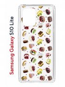 Чехол-накладка Samsung Galaxy S10 Lite Kruche Print Cake