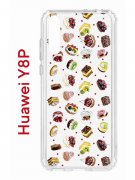 Чехол-накладка Huawei Y8p/Honor 30i/P Smart S 2020 Kruche Print Cake