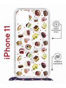 Чехол-накладка Apple iPhone 11 (598920) Kruche PRINT Cake