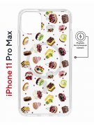 Чехол-накладка Apple iPhone 11 Pro Max (598895) Kruche PRINT Cake
