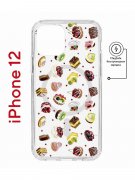 Чехол-накладка Apple iPhone 12  (598886) Kruche PRINT Cake