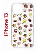 Чехол-накладка Apple iPhone 13 (606542) Kruche PRINT Cake