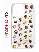Чехол-накладка Apple iPhone 13 Pro (606543) Kruche PRINT Cake