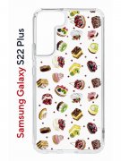 Чехол-накладка Samsung Galaxy S22 Plus (610634) Kruche PRINT Cake