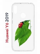 Чехол-накладка Huawei Y6 2019/Y6s 2019/Honor 8A/8A Pro Kruche Print Ladybug