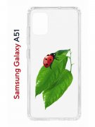 Чехол-накладка Samsung Galaxy A51 Kruche Print Ladybug