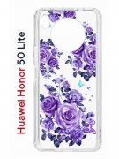 Чехол-накладка Huawei Nova 8i (610636) Kruche PRINT Roses