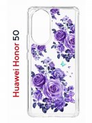 Чехол-накладка Huawei Nova 9 (610635) Kruche PRINT Roses
