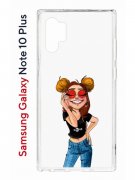 Чехол-накладка Samsung Galaxy Note 10+ Kruche Print Smiling