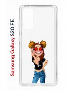 Чехол-накладка Samsung Galaxy S20 FE Kruche Print Smiling