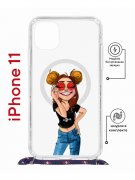Чехол-накладка Apple iPhone 11 (598920) Kruche PRINT Smiling