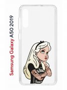 Чехол-накладка Samsung Galaxy A50 2019/A50S 2019/A30S 2019 Kruche Print Tattoo Girl