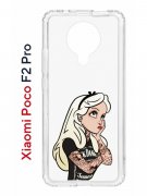 Чехол-накладка Xiaomi Poco F2 Pro (593962) Kruche PRINT Tattoo Girl