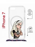 Чехол-накладка Apple iPhone 7 (598922) Kruche PRINT Tattoo Girl