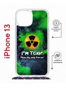 Чехол-накладка iPhone 13 Kruche Magrope Print Toxic