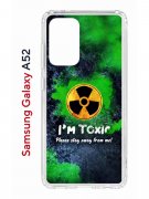 Чехол-накладка Samsung Galaxy A52 Kruche Print Toxic