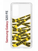 Чехол-накладка Samsung Galaxy S20 FE (593958) Kruche PRINT Warning