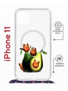 Чехол-накладка Apple iPhone 11 (598920) Kruche PRINT Авокотики