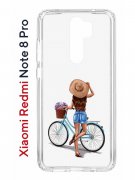 Чехол-накладка Xiaomi Redmi Note 8 Pro (585138) Kruche PRINT Велосипедная прогулка