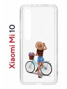 Чехол-накладка Xiaomi Mi 10 (593959) Kruche PRINT Велосипедная прогулка