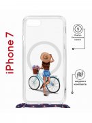Чехол-накладка Apple iPhone 7 (598922) Kruche PRINT Велосипедная прогулка