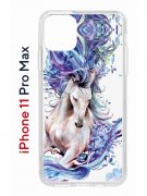 Чехол-накладка iPhone 11 Pro Max Kruche Print Грация