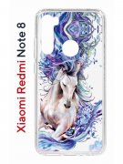 Чехол-накладка Xiaomi Redmi Note 8 Kruche Print Грация