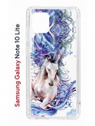 Чехол-накладка Samsung Galaxy Note 10 Lite Kruche Print Грация