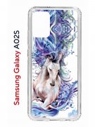 Чехол-накладка Samsung Galaxy A02s Kruche Print Грация