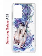 Чехол-накладка Samsung Galaxy A52 Kruche Print Грация