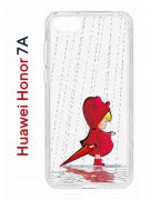 Чехол-накладка Huawei Honor 7A/Y5 2018/Y5 Prime 2018 Kruche Print Девочка с зонтом