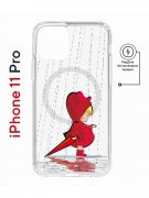 Чехол-накладка Apple iPhone 11 Pro (598891) Kruche PRINT Девочка с зонтом