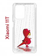 Чехол-накладка Xiaomi 11T Kruche Print Девочка с зонтом