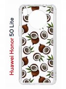 Чехол-накладка Huawei Nova 8i (610636) Kruche PRINT Кокосы