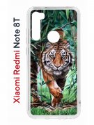 Чехол-накладка Xiaomi Redmi Note 8T Kruche Print Крадущийся тигр