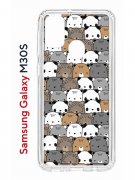 Чехол-накладка Samsung Galaxy M30S/M21 Kruche Print Медвежата