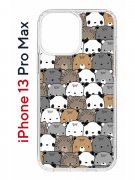 Чехол-накладка Apple iPhone 13 Pro Max (606544) Kruche PRINT Медвежата