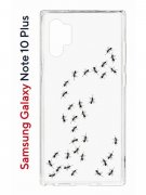 Чехол-накладка Samsung Galaxy Note 10+ Kruche Print Муравьи