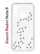 Чехол-накладка Xiaomi Redmi Note 8 Kruche Print Муравьи