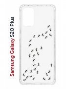 Чехол-накладка Samsung Galaxy S20 Plus Kruche Print Муравьи