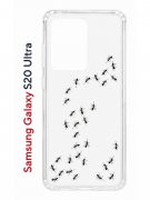 Чехол-накладка Samsung Galaxy S20 Ultra Kruche Print Муравьи