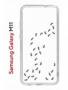 Чехол-накладка Samsung Galaxy M11/A11 Kruche Print Муравьи
