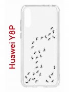 Чехол-накладка Huawei Y8p/Honor 30i/P Smart S 2020 Kruche Print Муравьи
