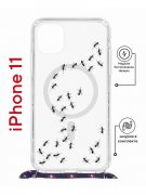 Чехол-накладка Apple iPhone 11 (598920) Kruche PRINT Муравьи