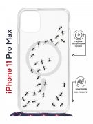 Чехол-накладка iPhone 11 Pro Max Kruche Magrope Print Муравьи