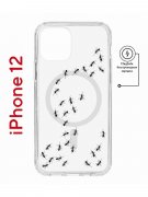 Чехол-накладка iPhone 12 Kruche Magnet Print Муравьи
