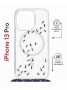 Чехол-накладка Apple iPhone 13 Pro (610630) Kruche PRINT Муравьи