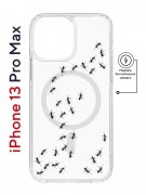 Чехол-накладка iPhone 13 Pro Max Kruche Magnet Print Муравьи