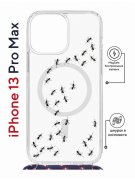 Чехол-накладка iPhone 13 Pro Max Kruche Magrope Print Муравьи